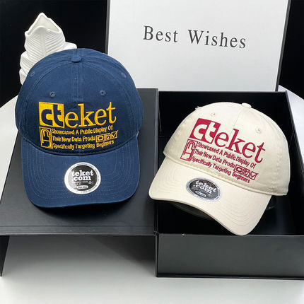 美式高品质水洗软顶字母刺绣棒球帽男女潮牌鸭舌帽显脸小街头帽子