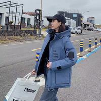 2021新款秋冬季工装棉服女短款宽松面包服棉衣学生棉袄女装外套