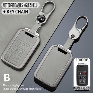 适用老款volvo沃尔沃xc60钥匙套皮革s60扣v90男v60包s40s80汽车女