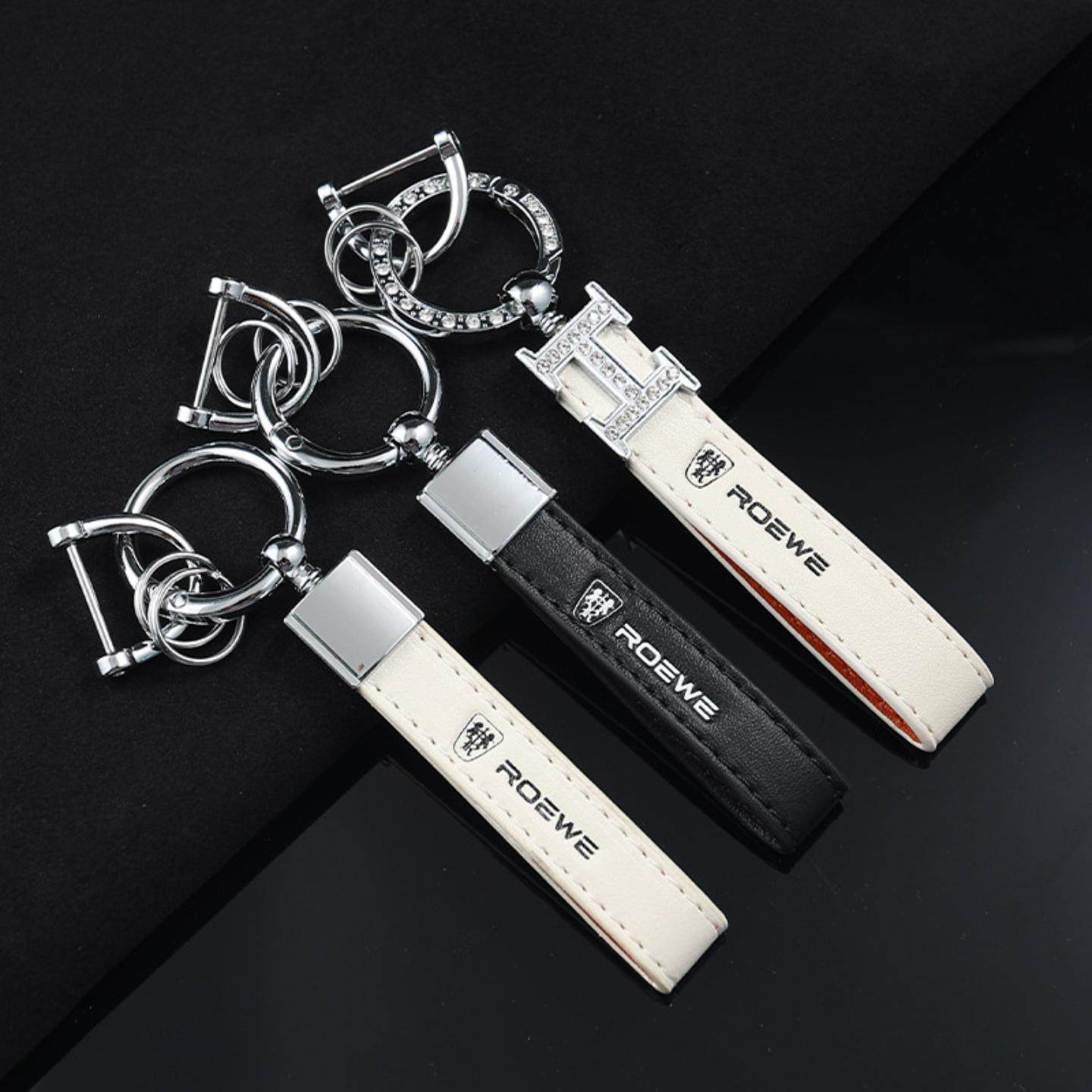 现货适用荣威汽车金属钥匙扣创意锌合金钥匙链礼物挂件