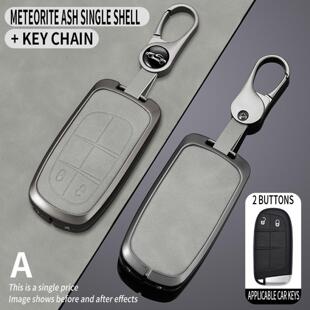 克莱斯勒钥匙套老款改装适用克莱斯勒300c汽车钥匙包遥控锁匙扣壳