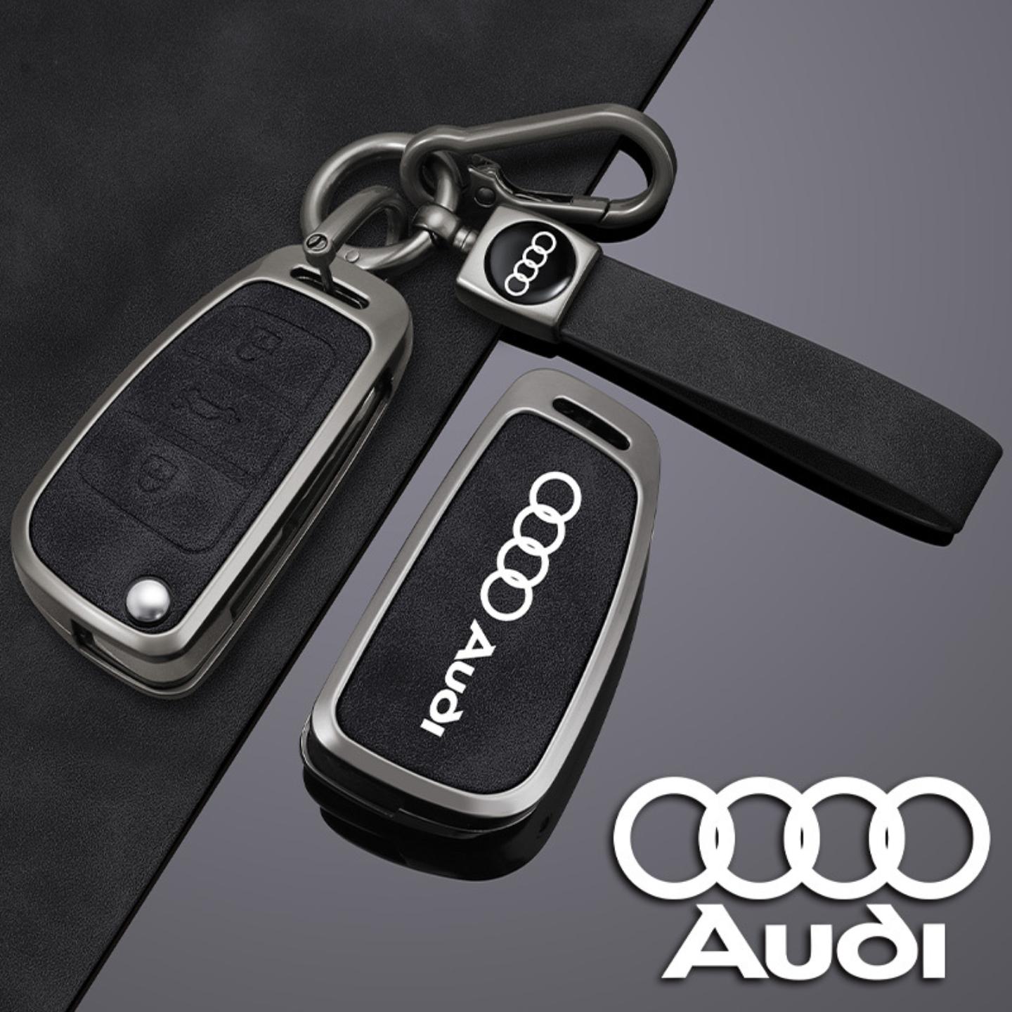 适用适用于奥迪A3车钥匙套折叠A1 Q3 Q2L TT保护壳老款A6 Q7 Q5扣