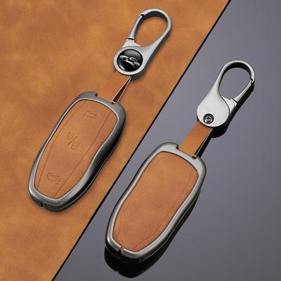 适用Tesla特斯拉MODEL S汽车钥匙包套壳扣MODEL-X Model3/y合金属