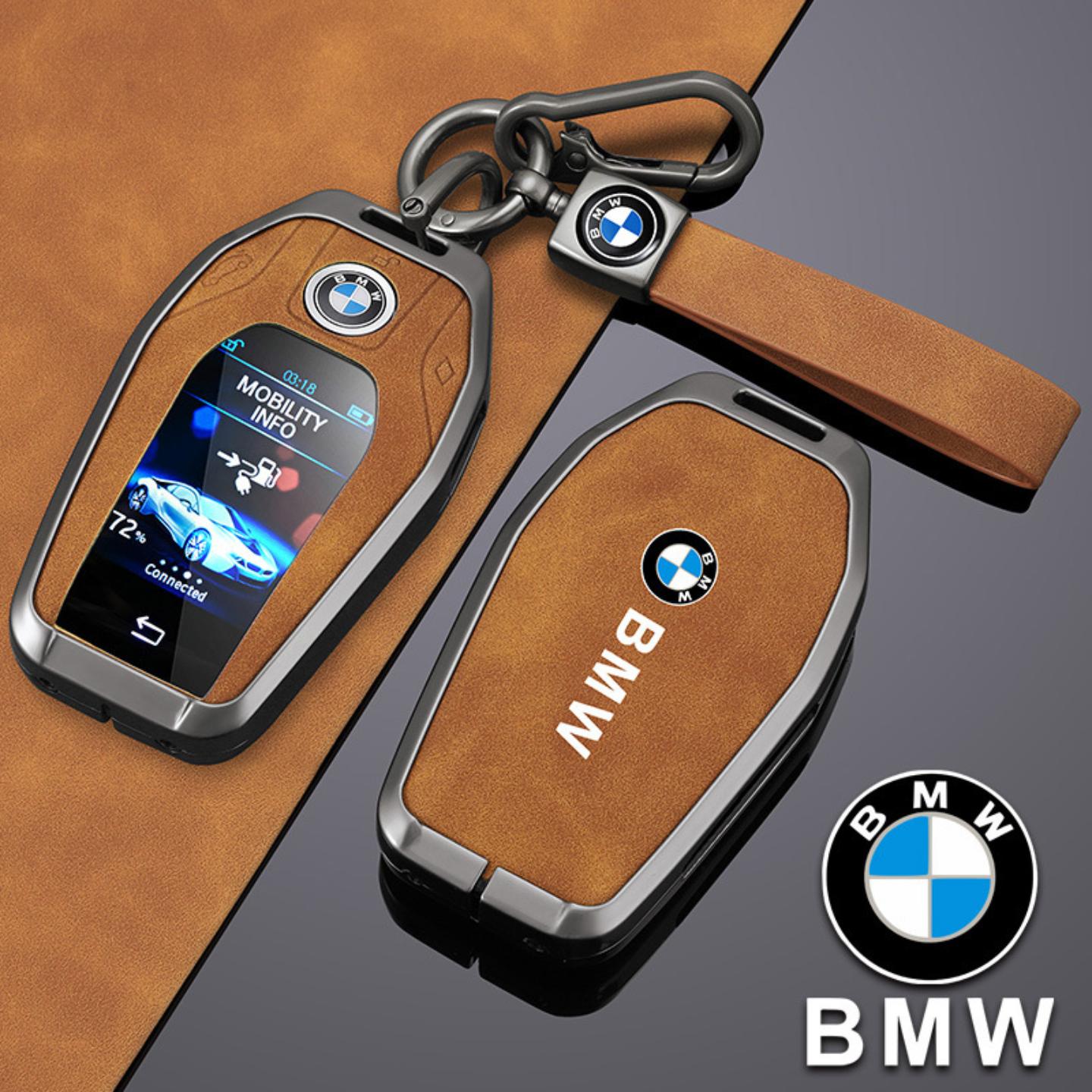 适用宝马钥匙套7系730li 740液晶新5系535LE6系GT包X3/X5/X7扣壳