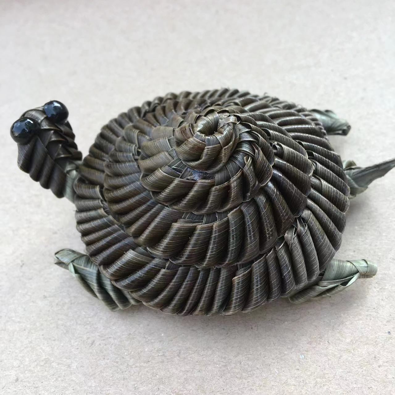 棕编工艺品草编动物乌龟非遗手工