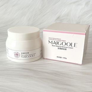 MAIGOOLE玫瑰卸妆膏滋润温和易清洗深层清洁高效眼唇脸部