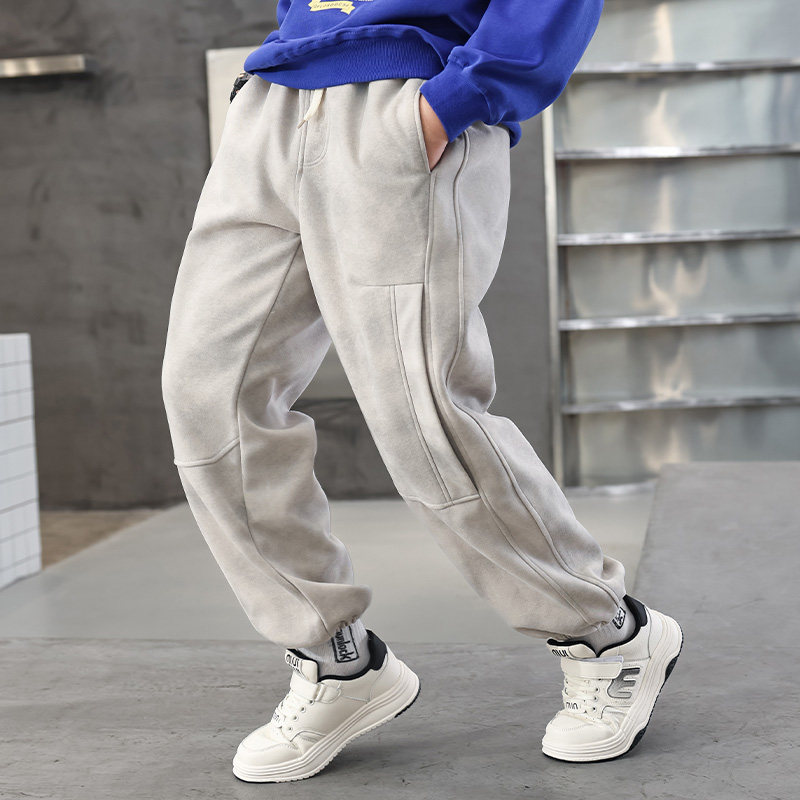 胖童装男童加肥加大卫裤男孩子春秋装大码女大童长裤子儿童运动裤