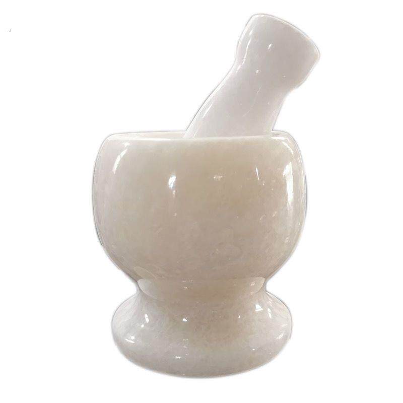 天然大理石捣蒜神器家用手动捣蒜器蒜泥器捣蒜罐压蒜器擂钵蒜臼子