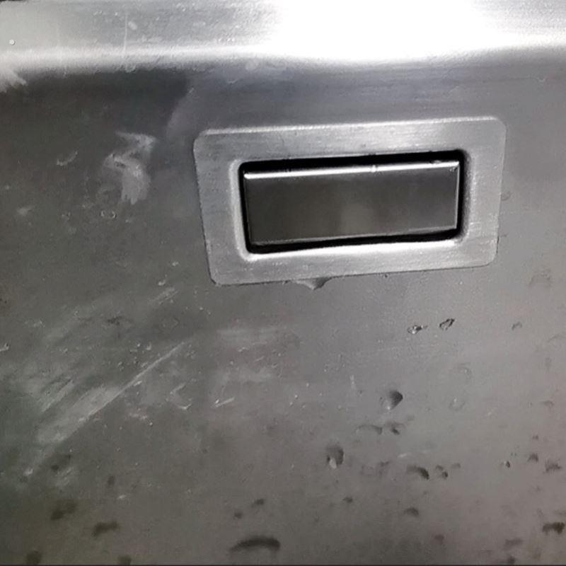 洗菜盆溢水管长方形圆头形溢水接头软管厨房溢水口侧漏管水槽配件