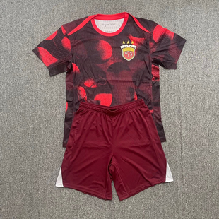 上海海港赛前训练服短袖足球服球员教练款组队服2025新款中超球衣