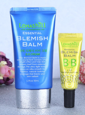 露韩饰lohashill 蓝色妖姬裸妆修护遮瑕强提亮保湿bb霜正品包邮