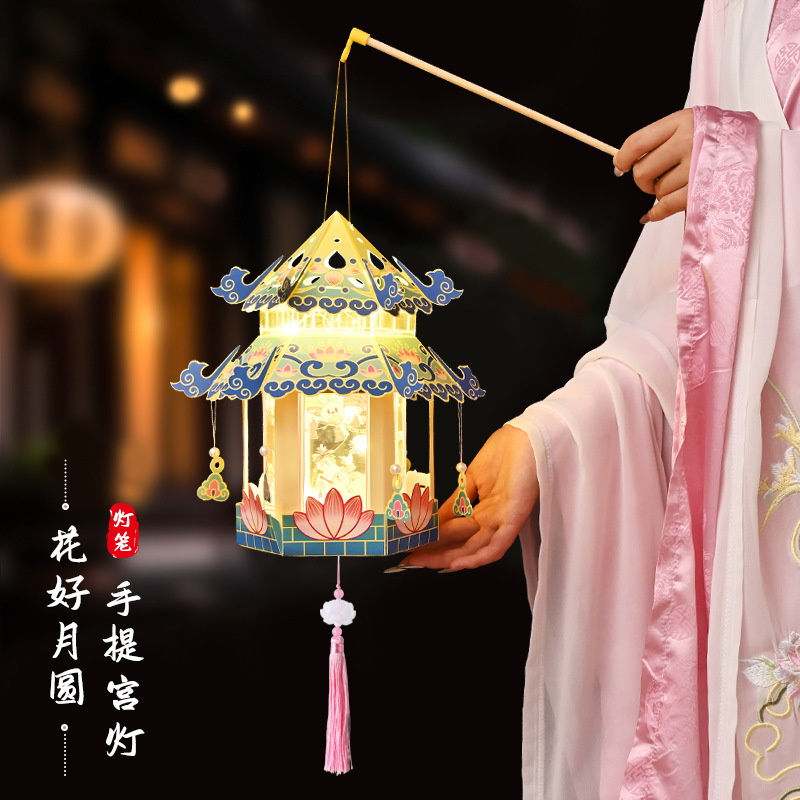 非遗中秋节灯笼发光古风创意