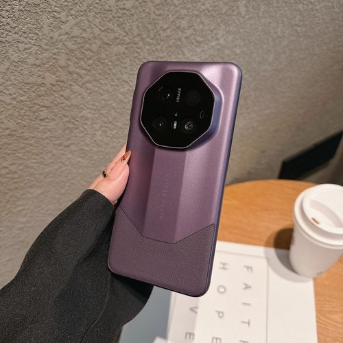 华为mate70pro纳帕纹简约手机壳