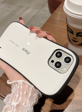 iFace适用苹果14promax手机壳iphone13/14简约防摔12/11/Xs潮女款
