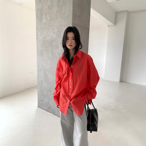 FN欧若风纯棉翻领休闲百搭衬衫女