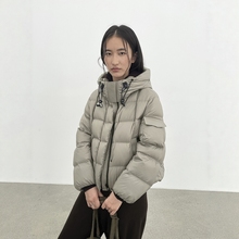 FN爱与南希2025冬季韩系可拆卸连帽90白鸭绒保暖短款羽绒服02759