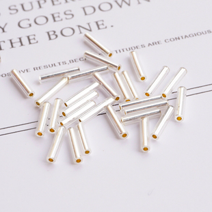 新娘珠TOHO灌银管珠2 4.5 6 9 15mm金银色刺绣手工diy散珠原装