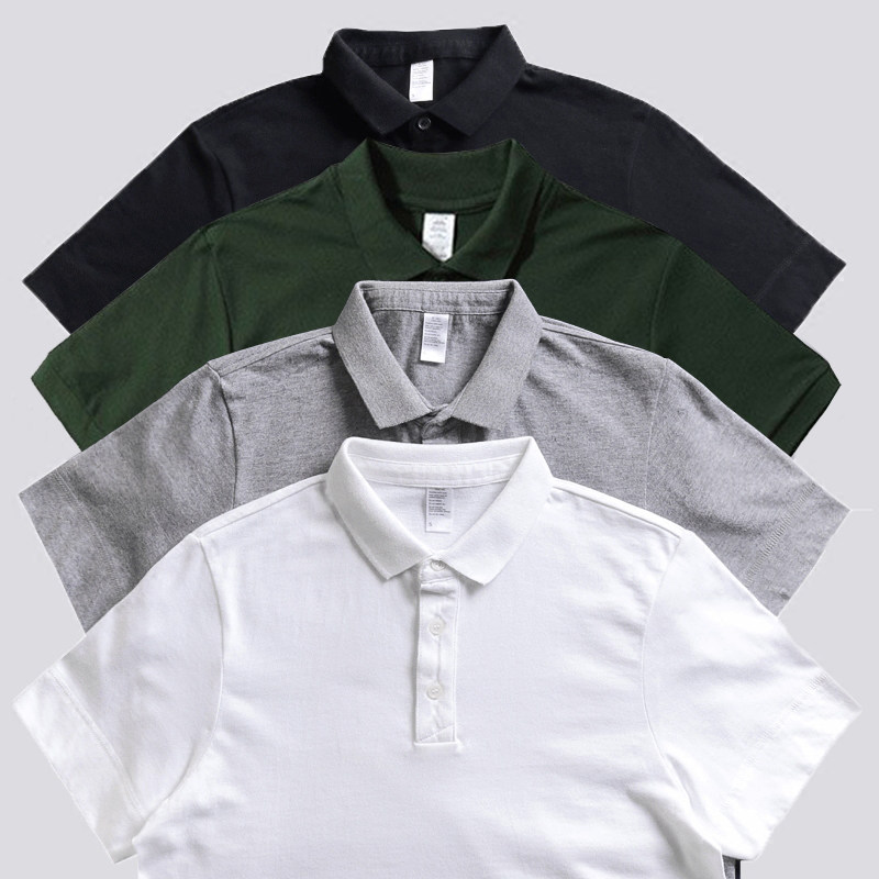 Crazy man重磅美式6.2盎司純棉純色系百搭休閑商務短袖Polo衫白色在類目 男裝, Polo衫中 - 來自Buy2taobao.com提供專業的淘寶代購服務