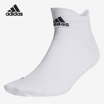 Adidas/阿迪达斯正品新款男女同款跑步运动及裸短袜一双装 HA0104