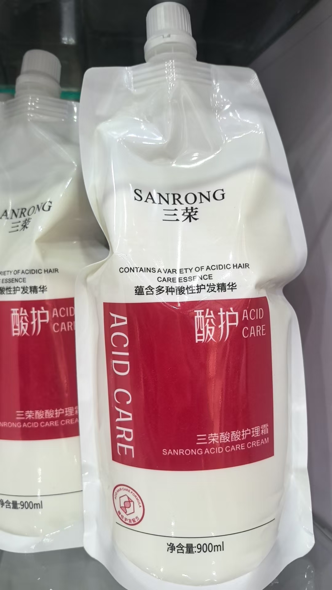 三荣酸酸护理霜水疗素烫染受损干枯改善护毛躁营养发膜顺滑护发素