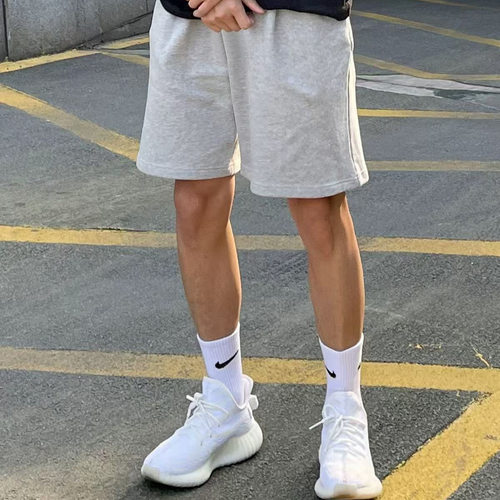 重磅390g美式四分短裤毛圈宽松版