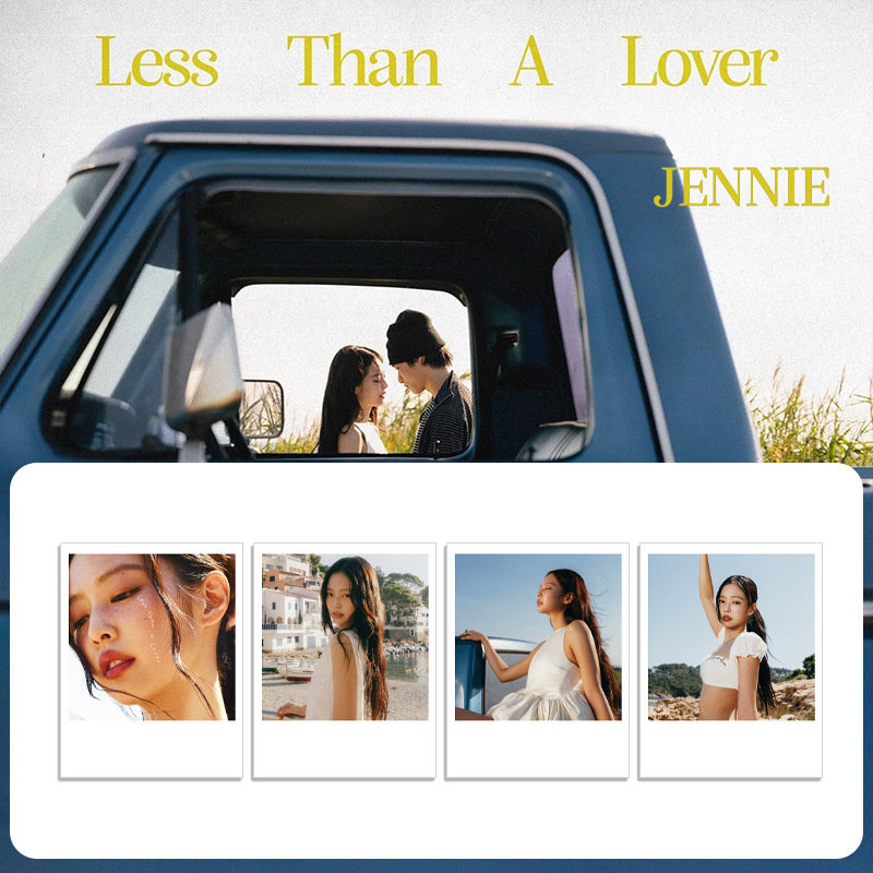 JENNIE拍立得 LESS THAN A LOVER特典卡自印明信片单曲卡照片周边图片