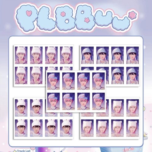 PLAVE PLBBUU 卡通证件照 一寸照片大头照 Asterum kpop自印周边