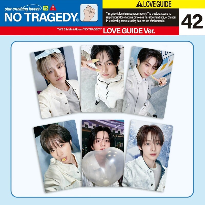 TWS NO TRAGEDY专辑卡特典卡幸运卡 POB卡3寸明信片吐司周边自印图片