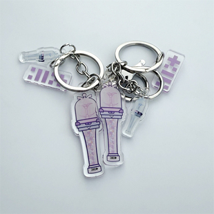 ILLIT亚克力 应援灯钥匙扣自制钥匙圈挂件GLLIT会员礼李沅禧INS