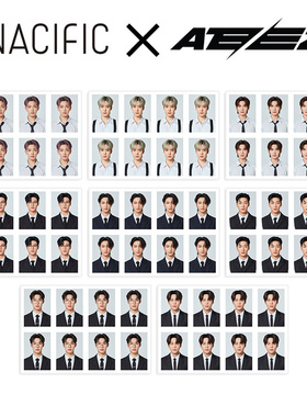 ATEEZ男团一寸照片证件照 2024 NACIFIC联名周边金弘中朴星化自印