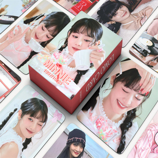 GIDLE女娃55张米妮MINNIE小卡2025台历周边小卡自印收藏卡照片ins