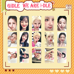 女娃GIDLE专辑WE ARE I-DLE特典 MAKESTAR自印小卡照片卡雨琦YUQI