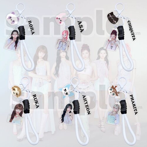 BABYMONSTER宝怪 ASA PHARITA AHYEON亚克力钥匙扣自制周边挂件