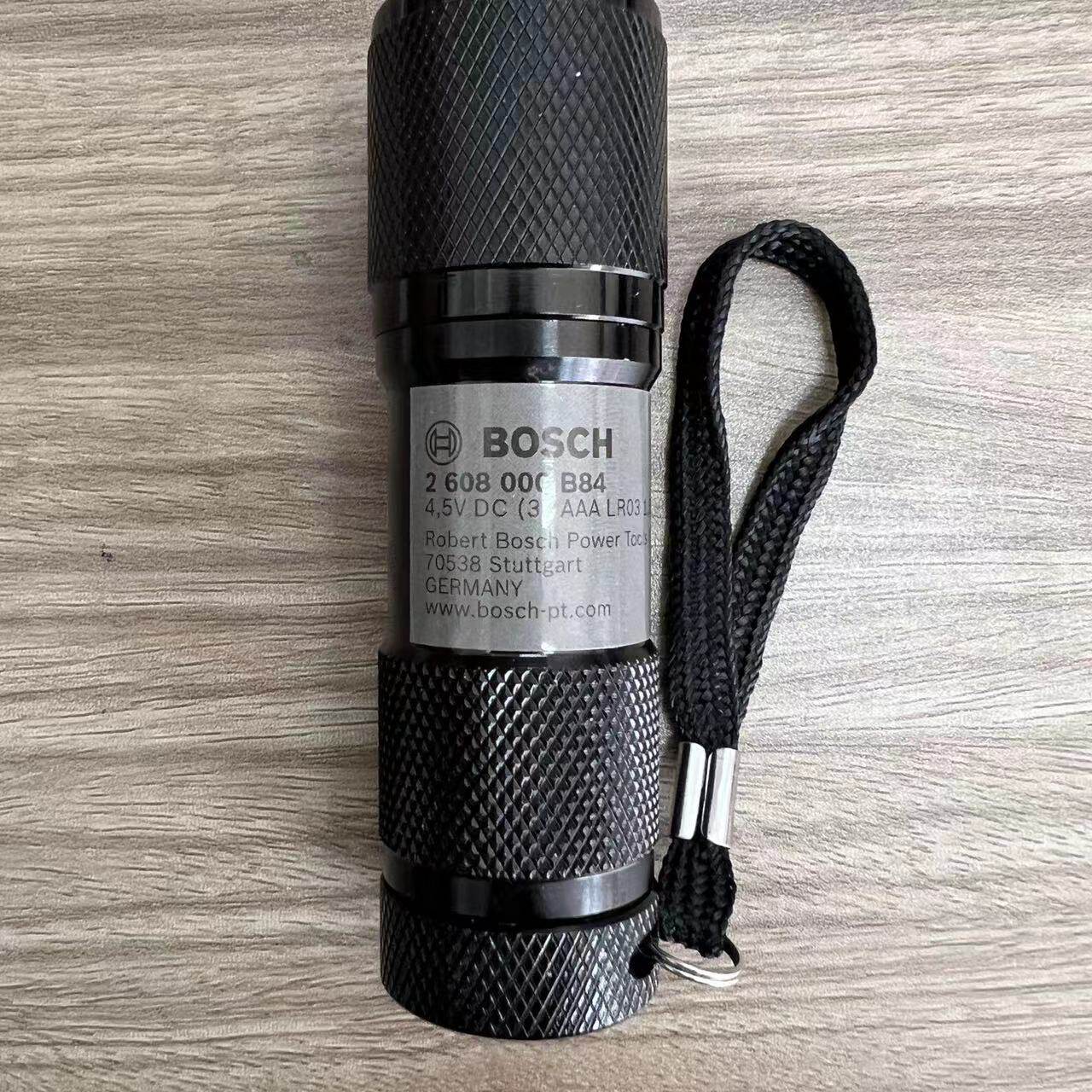 德国博世电动工具 野外照明轻型黑色强光mini黑色手电筒 抓知了