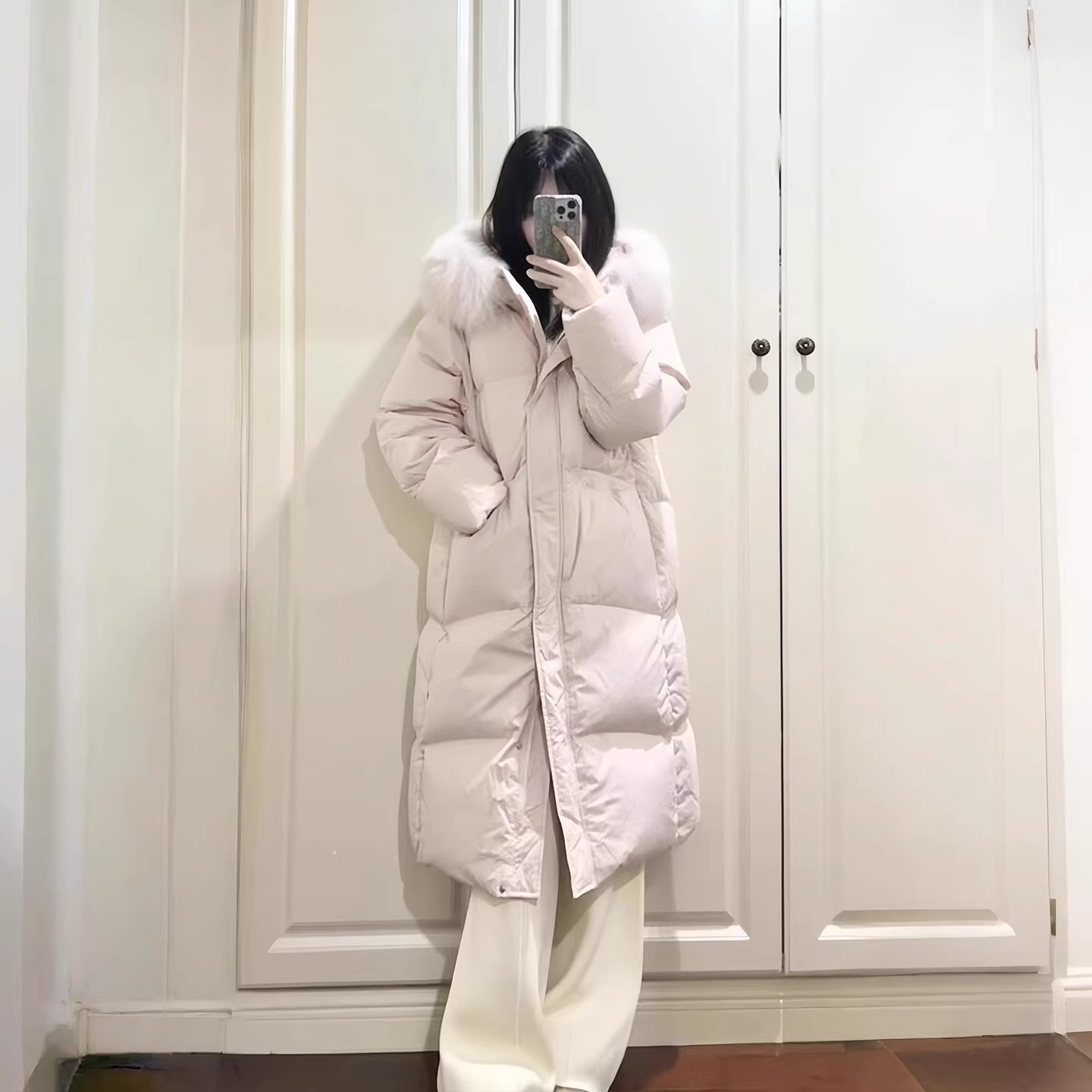 中长款羽绒棉服女冬季新款