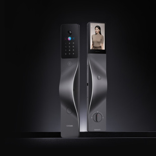 【直播专享】鹿客AI智能锁V6Max掌静脉3D人脸可视猫眼大屏指纹锁