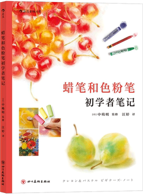 蜡笔和色粉笔初学者笔记 自由涂绘艺术绘画教程入门 大师技巧美学欣赏书籍
