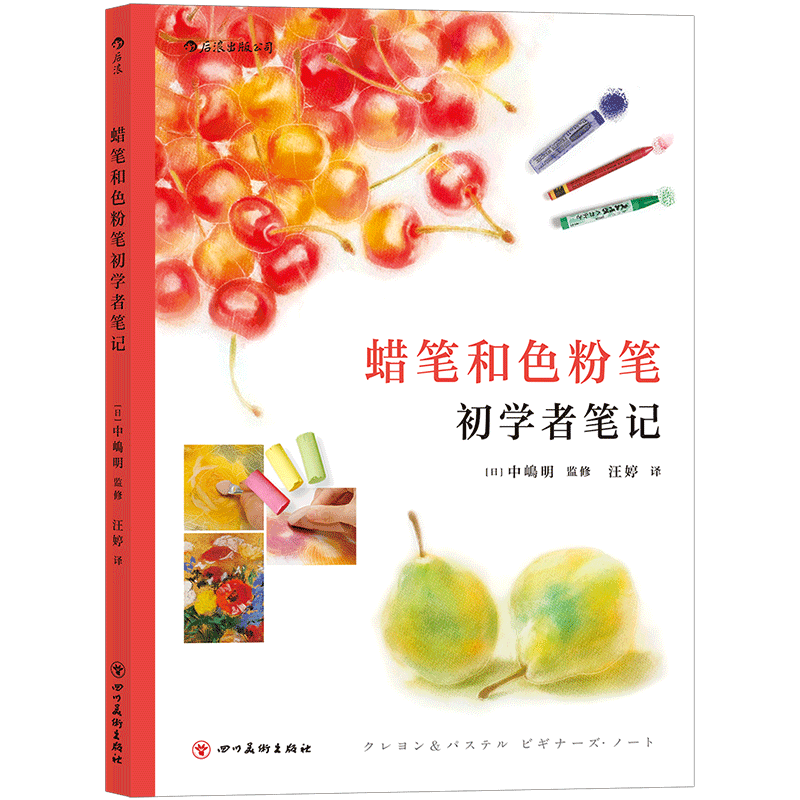 蜡笔和色粉笔初学者笔记 自由涂绘艺术绘画教程入门 大师技巧美学欣赏书籍