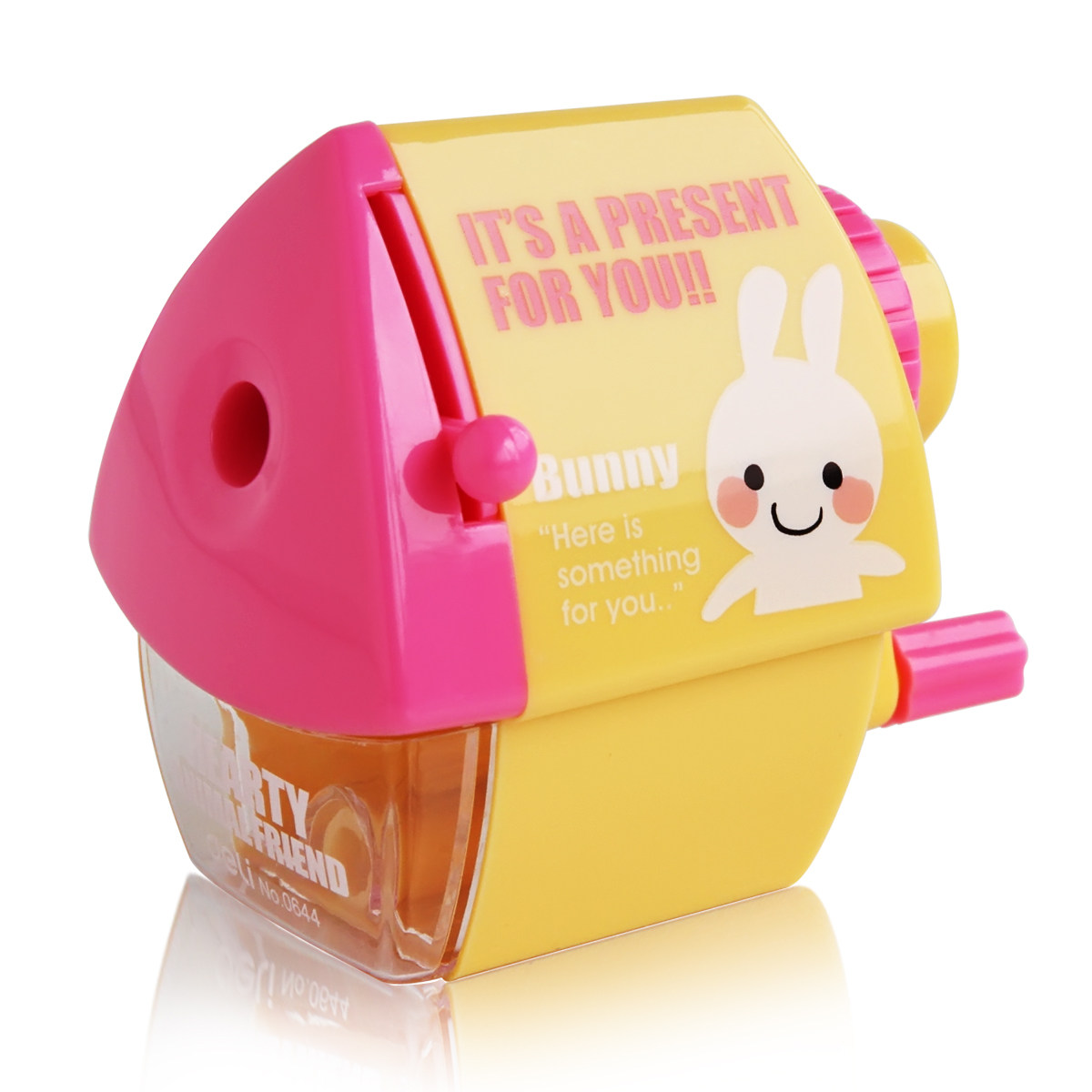 得力0644迷你型小屋削笔机铅笔刀手摇削笔器转笔刀卷刨小学生文具用品