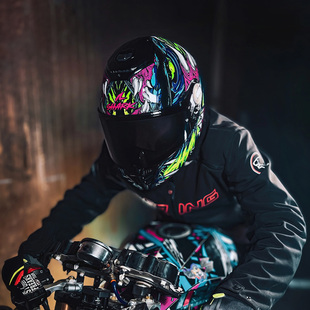 法国Shark鲨鱼头盔Spartan 骑行双镜片防雾头盔 RS斯巴达全盔个性