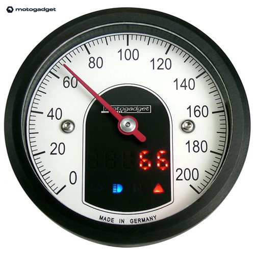 德国制造Motogadget 迷你车速表行程计数器里程表