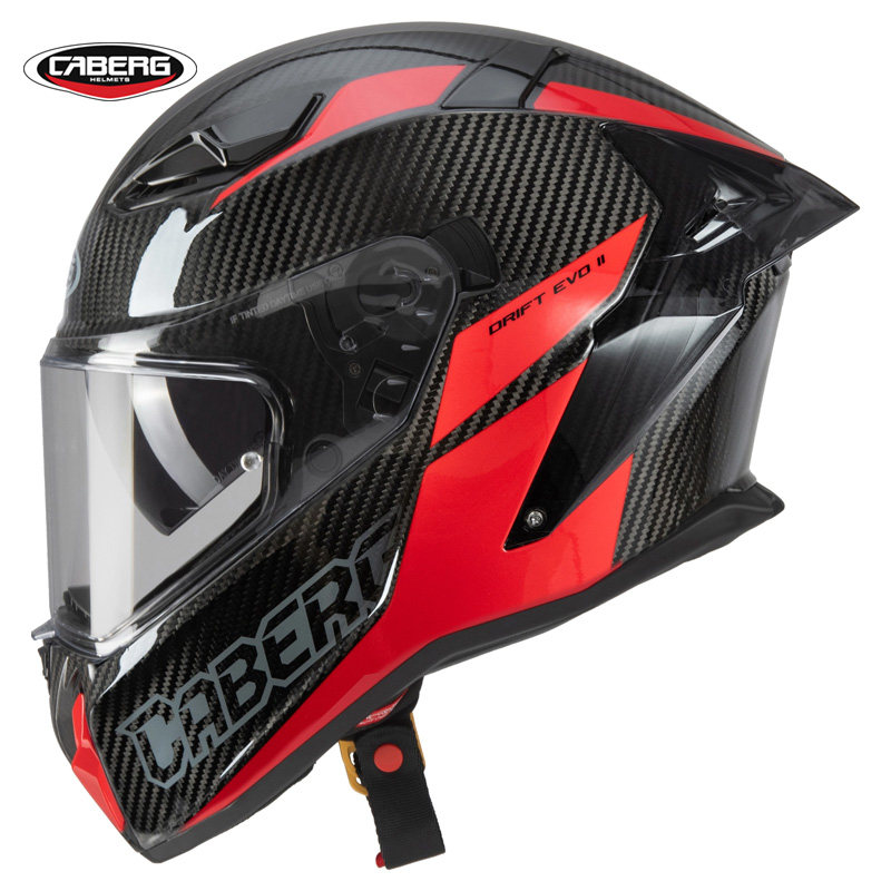 意大利Caberg Drift Evo II碳纤维全盔男女双镜片户外骑行头盔