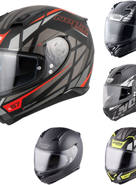 意大利Nolan诺兰N87全盔户外骑行盔男女防雾双镜片头盔