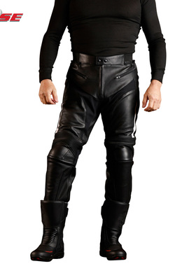 德国Buse Cento户外出游骑行裤长裤真皮皮裤坚固厚实舒适质感男