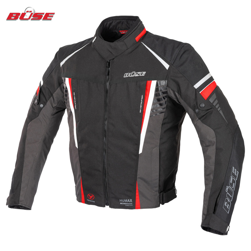 德国BUSE MILES机车夹克男户外骑行服透气防水外套