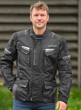 德国Buse Bari摩托车骑行服透气防水防风外套机车防摔夹克保暖男