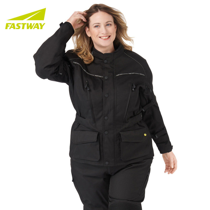 德国Fastway女子旅行夹克户外骑行服透气防水外套