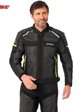 德国Buse Santerno摩托车户外透气骑行服夏季轻纺夹克外套带护具