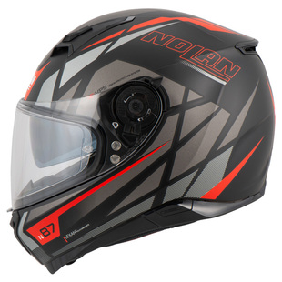 LE户外骑行安全防摔舒适全盔防雾头盔双镜片 意大利Nolan诺兰N87