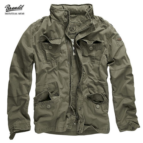 德国Brandit Britannia休闲复古夹克户外出游骑行服纯棉外套男